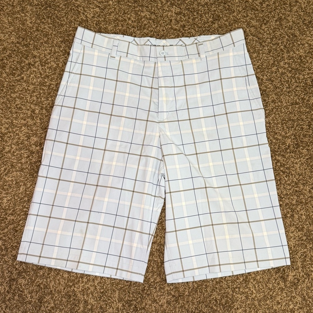 Nike Light Blue Checkered Men's Shorts